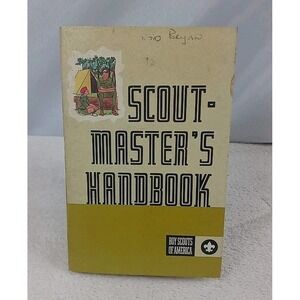 VTG‎ Boy Scouts of America Scoutmasters Handbook Sixth Edition Second Print 1972